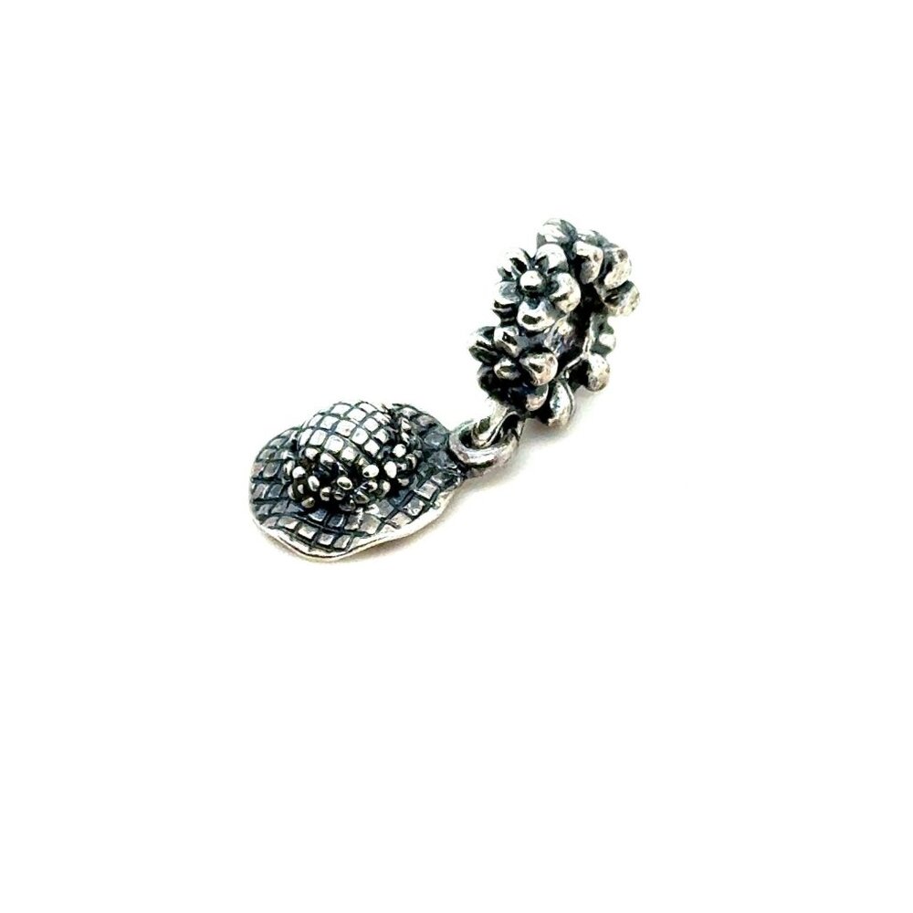 Pandora Two Tone Garden Hat Dangle Charm - Picture 2 of 5